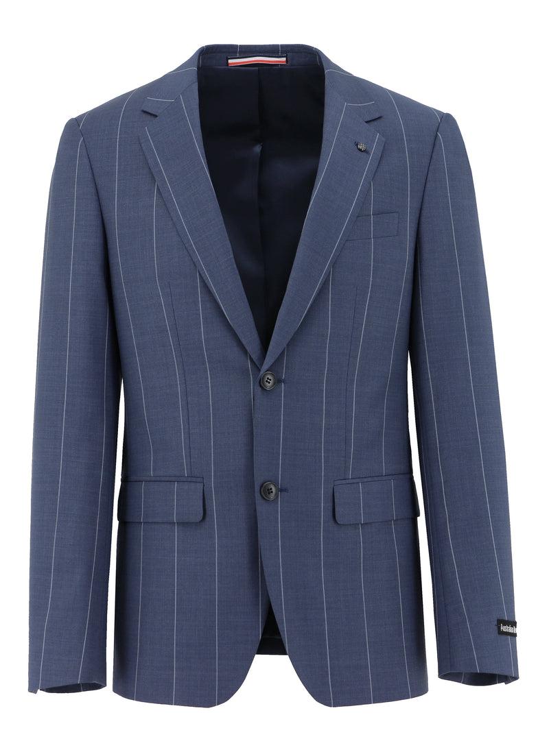 daniel hechter Ritchie Edward Blue Pinstripe Suit
