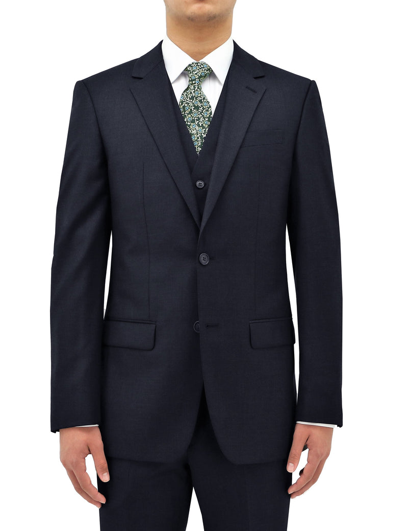 Daniel Hechter Ryan 106 Navy Wool Waistcoat Suit