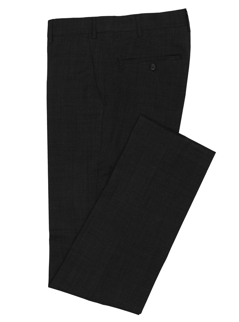 daniel hechter Edward 111 Black Wool Blend Trouser with Stretch Suit