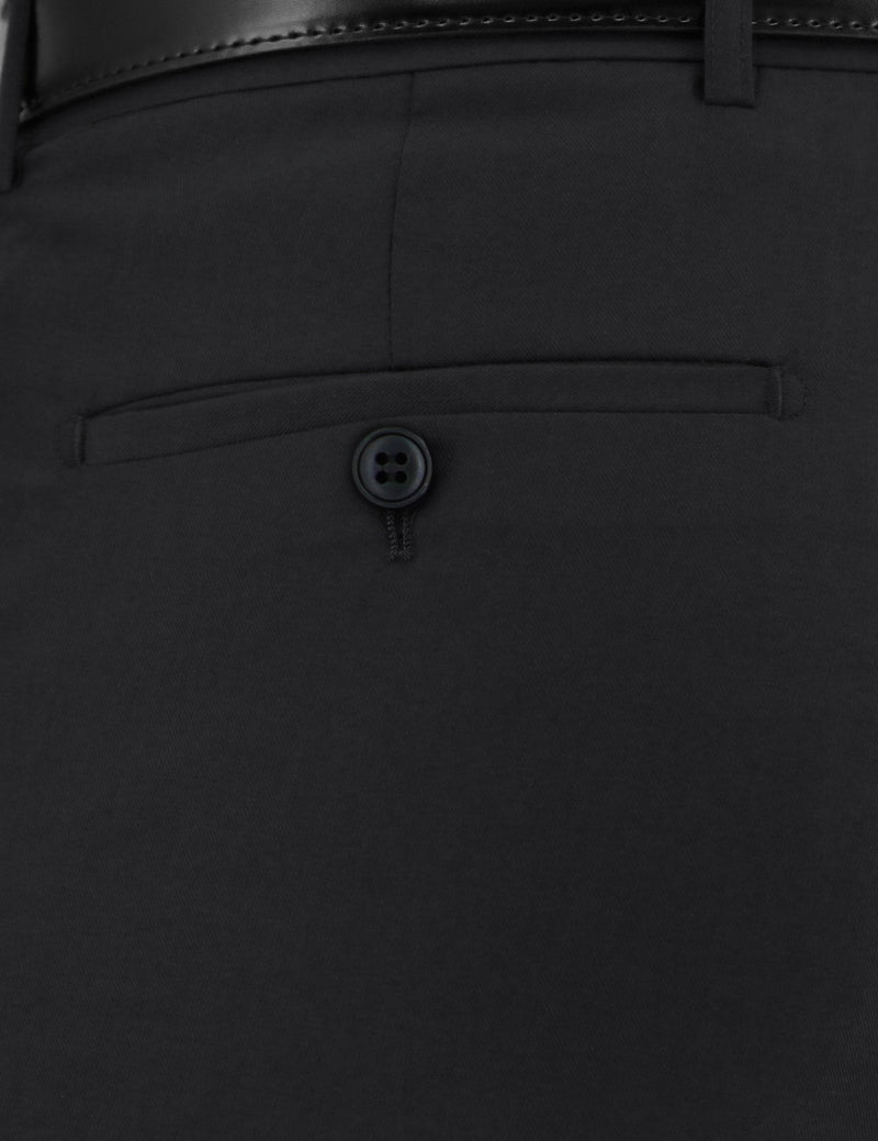 Daniel Hechter Edward 113 Black Super 150 Wool Trouser