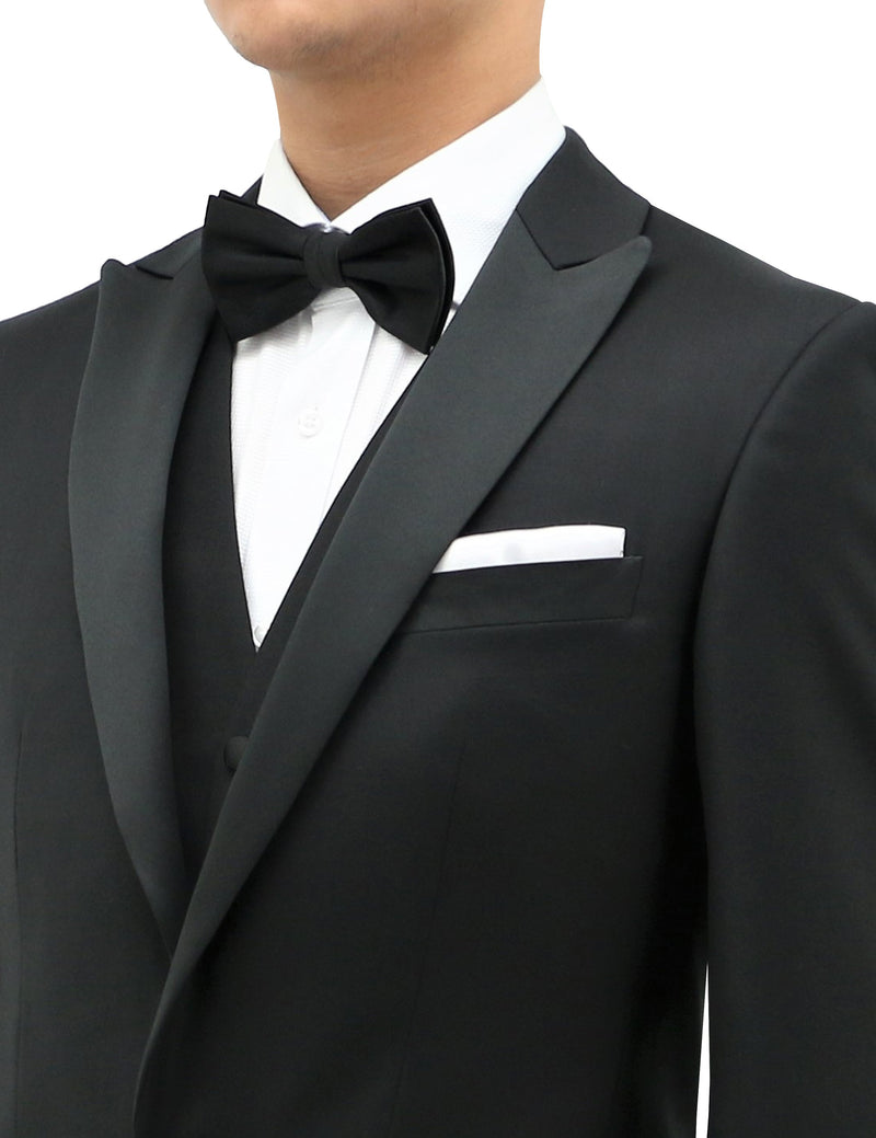 Daniel Hechter Jason 106 Black Wool Dinner Jacket Suit