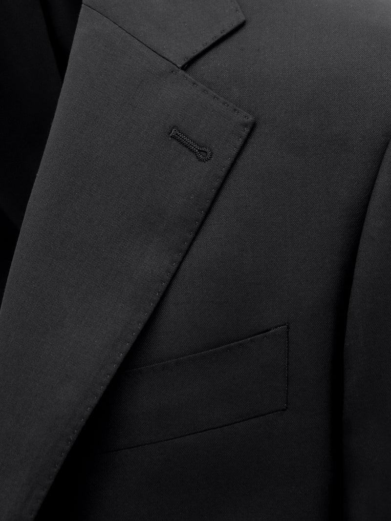 Daniel Hechter Lorenzo 113 Black Super 150 Wool Suit Jacket