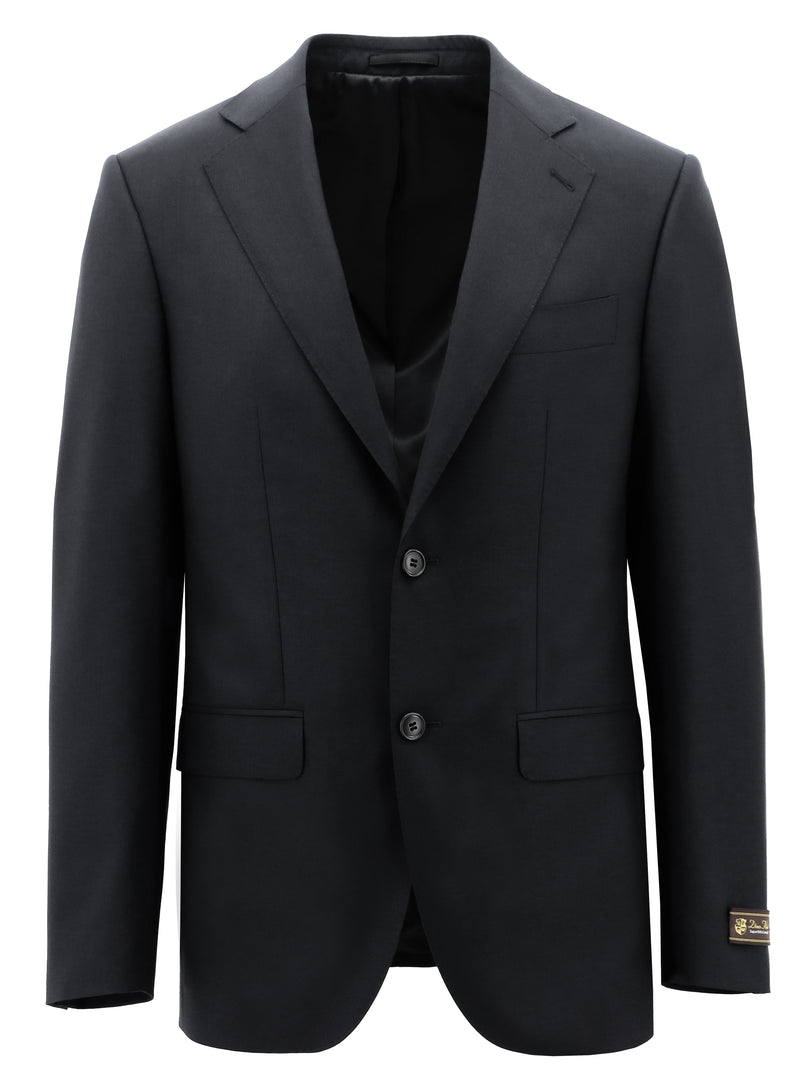 daniel hechter Lorenzo 113 Black Super 150 Wool Suit Jacket