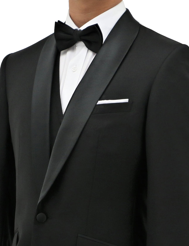 Daniel Hechter Manta 106 Black Wool Dinner Jacket Suit