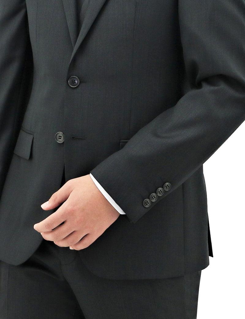 Daniel Hechter Michel 101 Black Wool Suit Jacket Suit