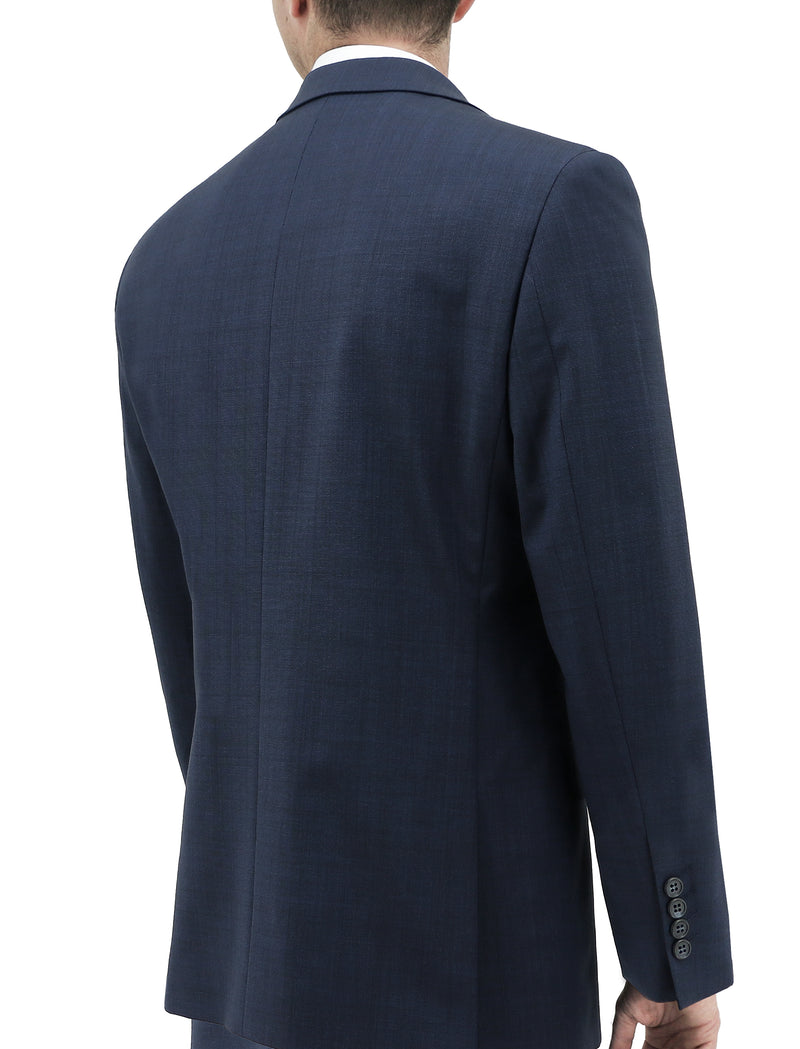 Daniel Hechter Ritchie 404 Blue Wool Suit Jacket Suit