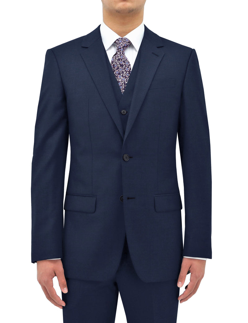 daniel hechter Shape 106 Blue Wool Suit Jacket Suit