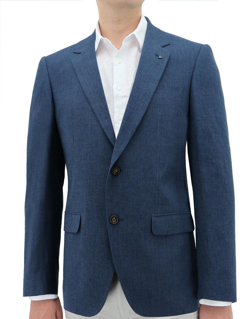 daniel hechter Shape Buggy 340 Blue Wool Suit Jacket Suit