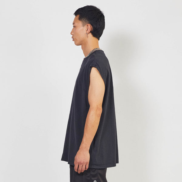 Daniel Patrick 3 Pack Standard Gym Tanks Tops Washed Black
