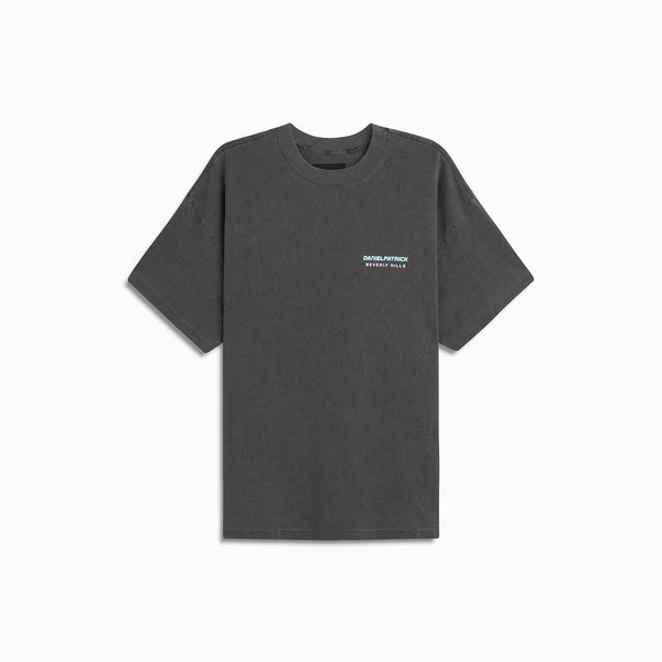 daniel patrick Beverly Hills icon tee Tops vintage black + clearwater blue