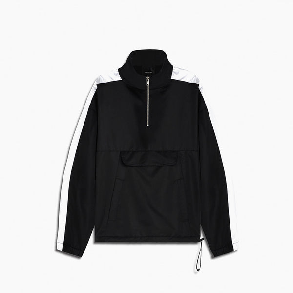 daniel patrick classic anorak Outerwear black + ivory