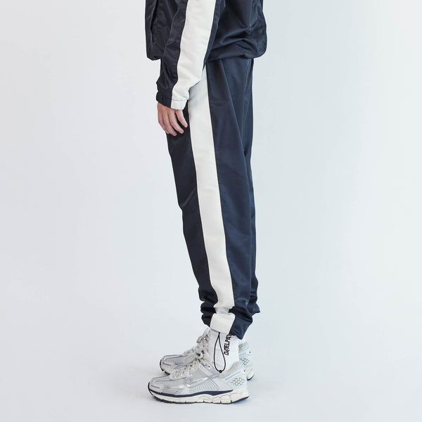 Daniel Patrick Classic Parachute Track Pant Bottoms Black + Ivory