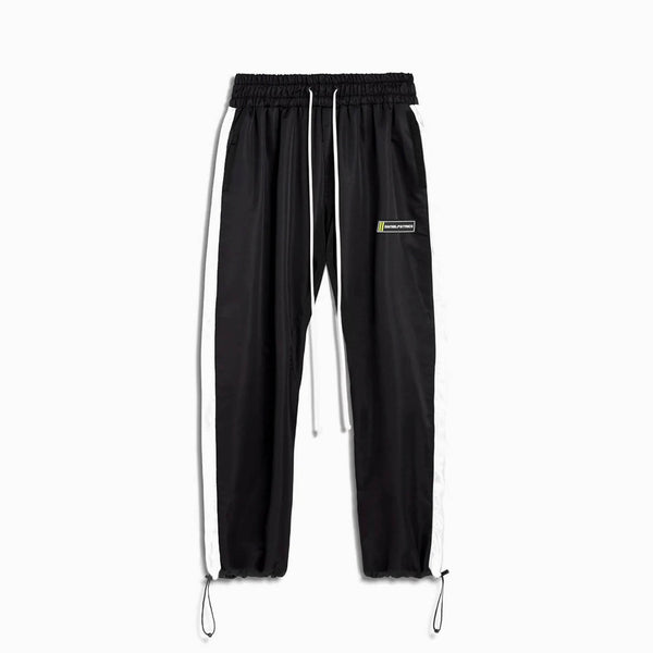 daniel patrick classic parachute track pant Bottoms black + ivory