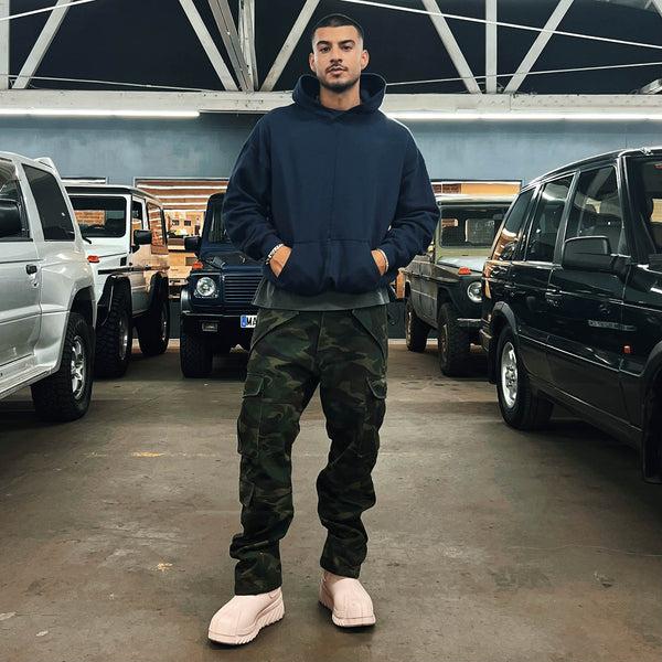 Daniel Patrick 7 Pocket Cargo Bottoms Green Camo