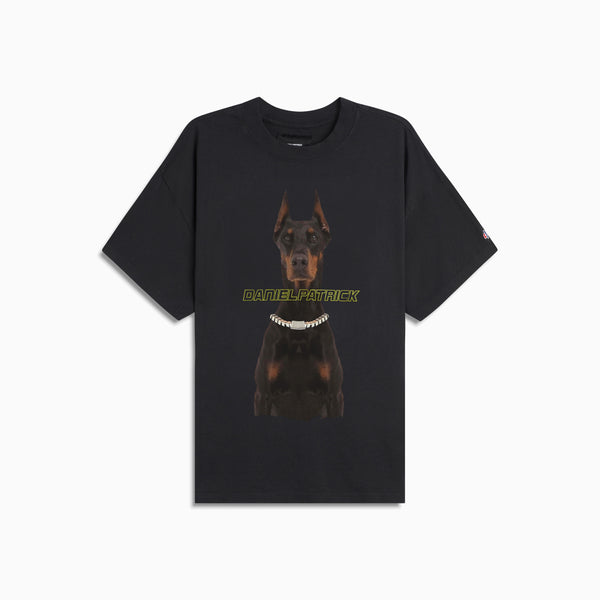 daniel patrick doberman tee Tops washed black