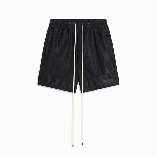 daniel patrick icon mesh gym short Bottoms black + black
