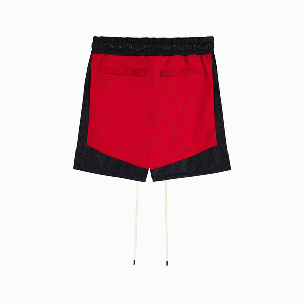 Daniel Patrick Icon Mesh Gym Short Bottoms Red + Black