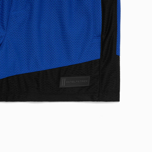 Daniel Patrick Icon Mesh Gym Short Bottoms Royal Blue + Black
