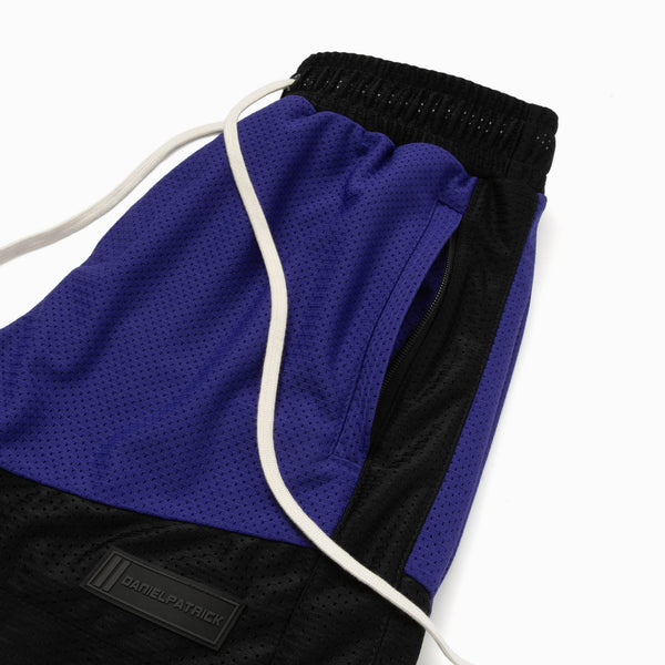 Daniel Patrick Icon Mesh Gym Short Bottoms Ultra Violet + Black