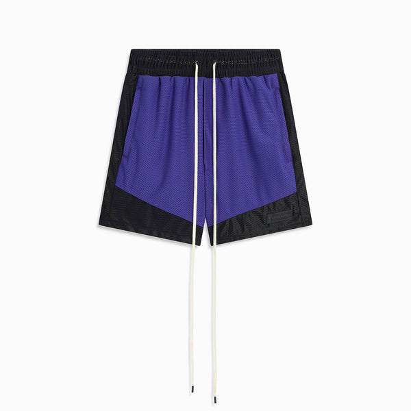 daniel patrick icon mesh gym short Bottoms ultra violet + black