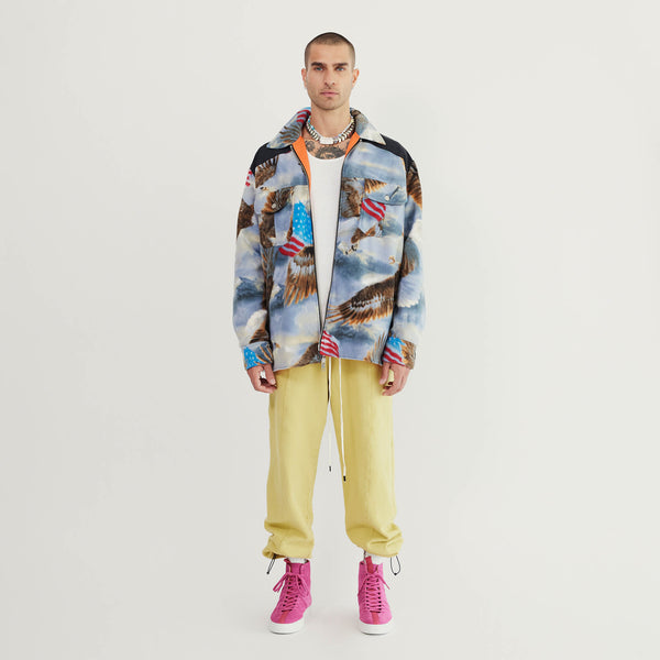 Daniel Patrick M93 Shirt Jacket Outerwear Bold Eagle + Black