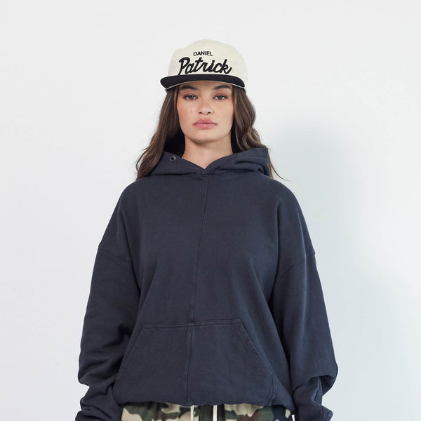 Daniel Patrick Stadium Snapback Accessories Bone + Black