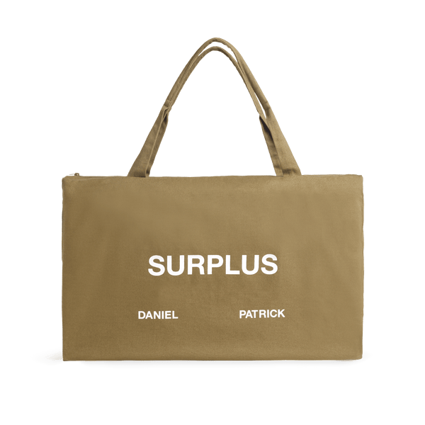 daniel patrick surplus tote Accessories olive + white