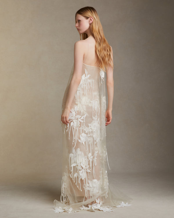 Danielle Frankel Alexandra GOWN Bisque