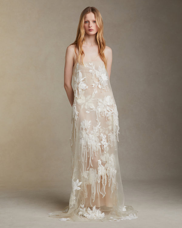 danielle frankel Alexandra GOWN Bisque