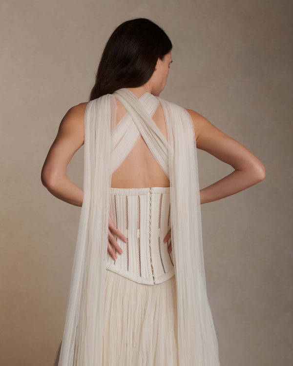 Danielle Frankel Anika GOWN IVORY