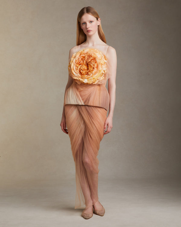 danielle frankel Anita TOP APRICOT