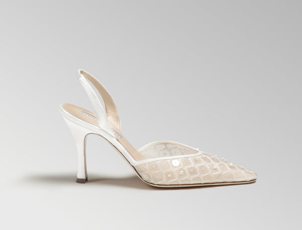 danielle frankel Archer SHOES PEARL