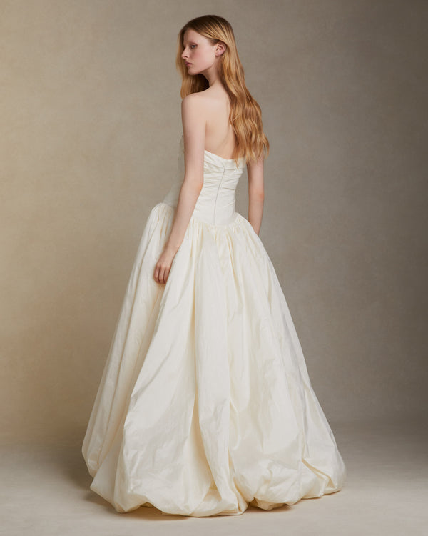 Danielle Frankel Bex Tissue Taffeta GOWN IVORY