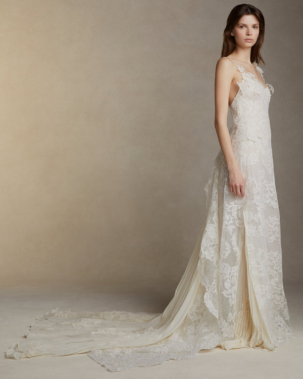 Danielle Frankel Edie GOWN BISQUE