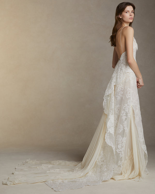 Danielle Frankel Edie GOWN BISQUE
