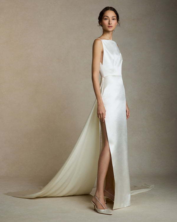 danielle frankel Emerson GOWN PEARL