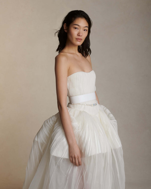 Danielle Frankel Emory GOWN PEARL