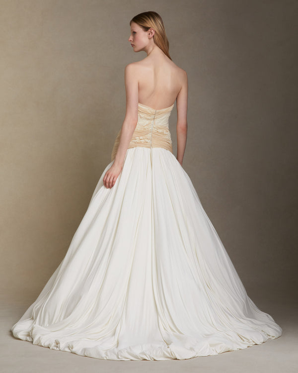 Danielle Frankel Fischer GOWN PORCELAIN