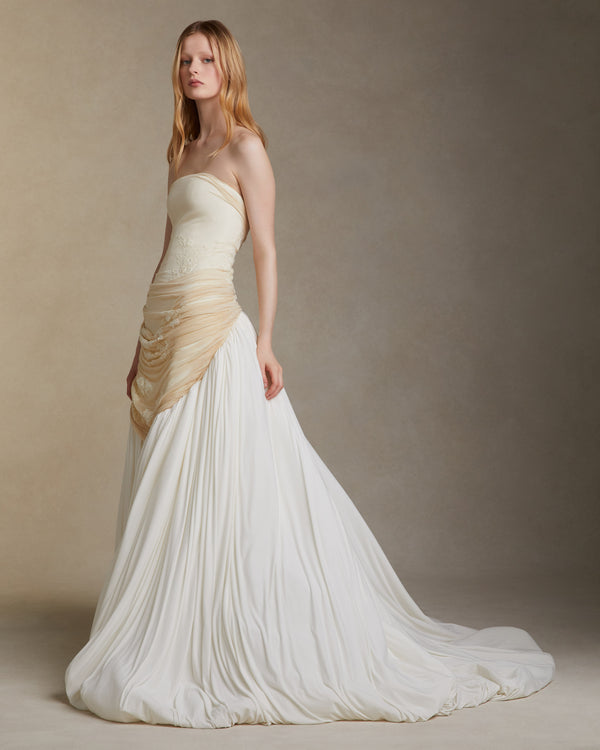 Danielle Frankel Fischer GOWN PORCELAIN
