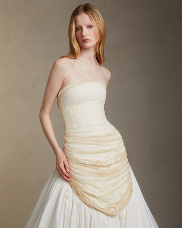 Danielle Frankel Fischer GOWN PORCELAIN