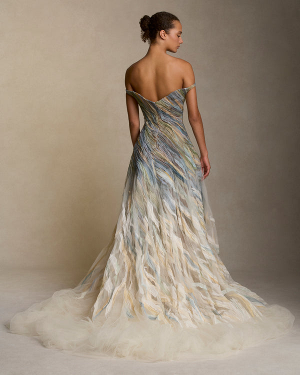 Danielle Frankel Gale GOWN MULTI