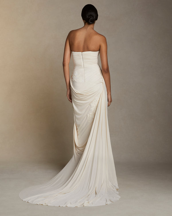 Danielle Frankel Harris GOWN ALABASTER