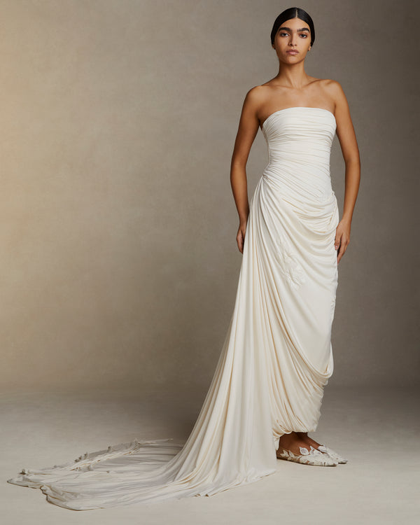 Danielle Frankel Harris GOWN ALABASTER