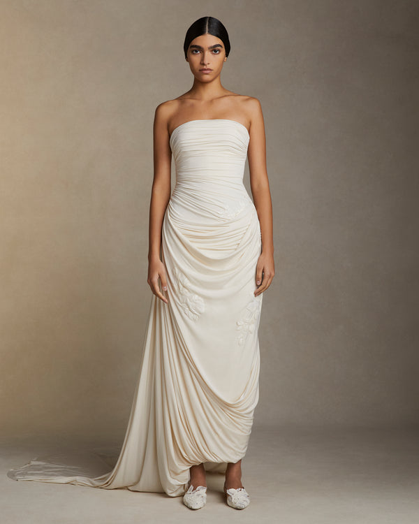 danielle frankel Harris GOWN ALABASTER
