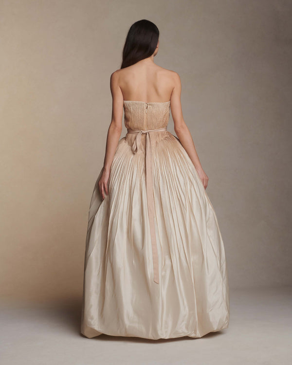 Danielle Frankel Lennon GOWN Almond