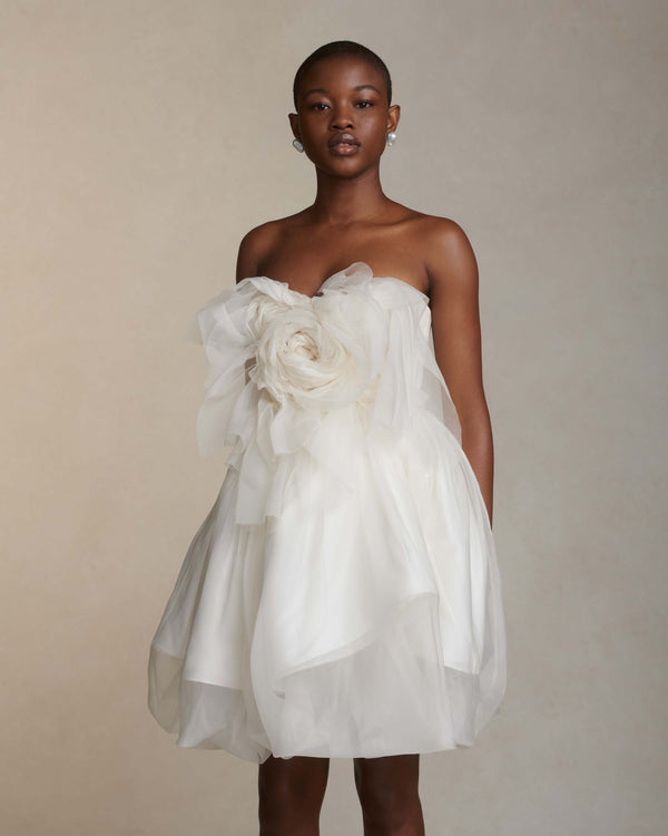 Danielle Frankel Lottie DRESS IVORY