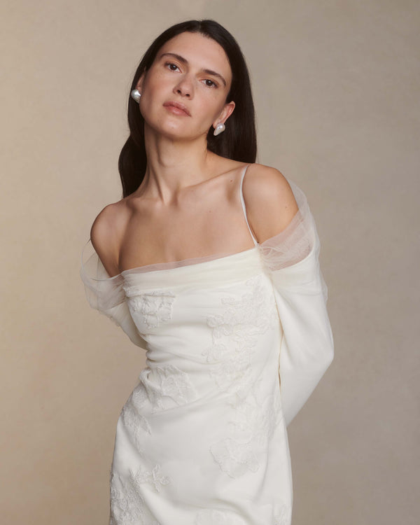 Danielle Frankel Lucy GOWN PEARL