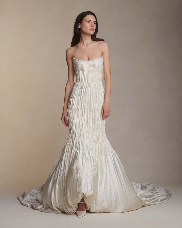 danielle frankel Luna GOWN PEARL