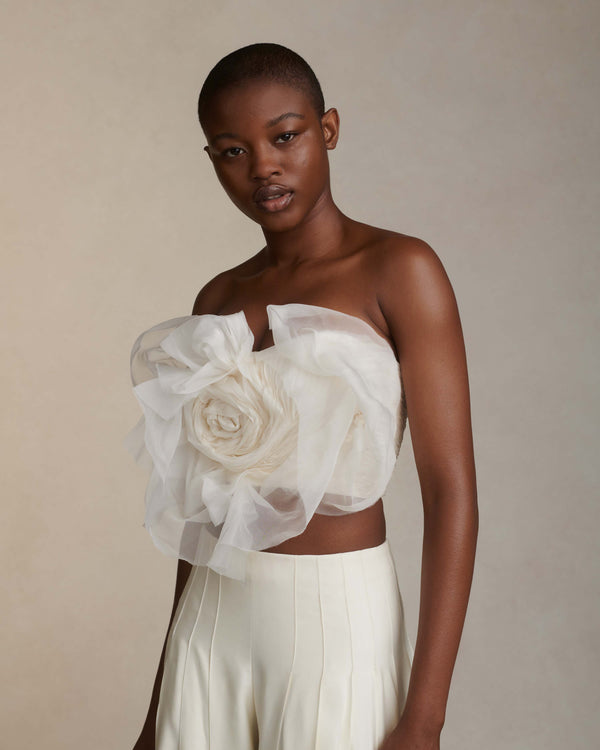 Danielle Frankel Macie TOP IVORY