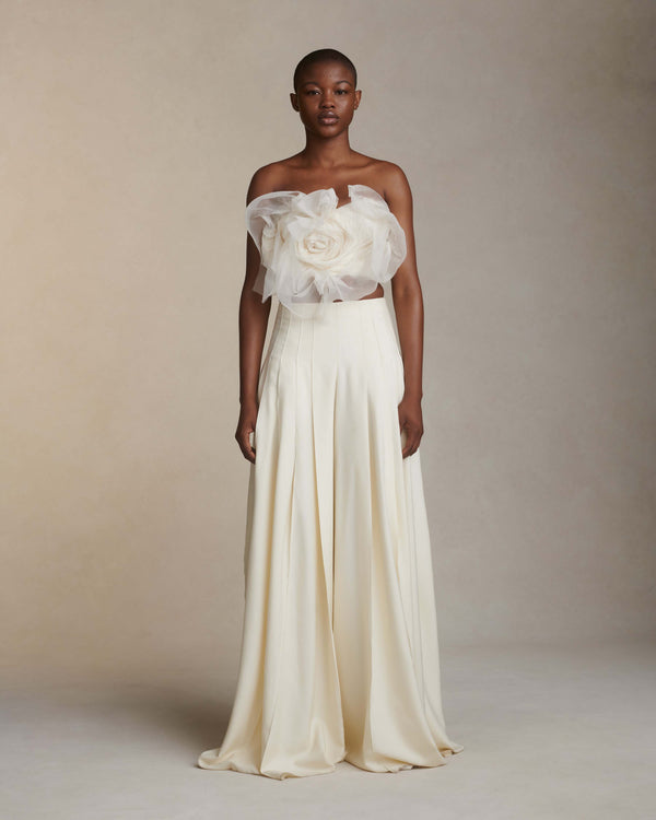 danielle frankel Macie TOP IVORY